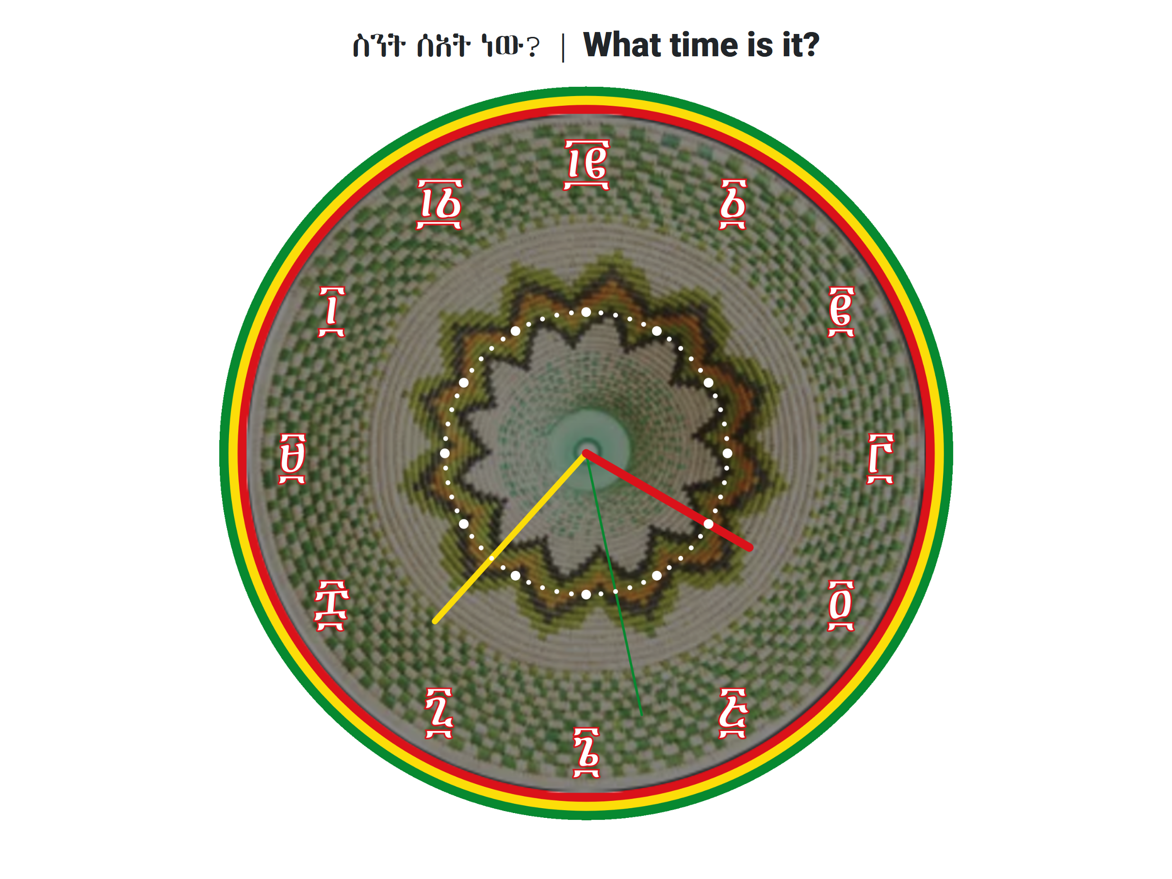 Ge'ez Clock